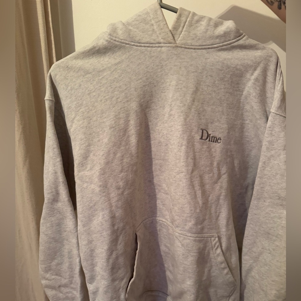 DIME light gray hoodie size M